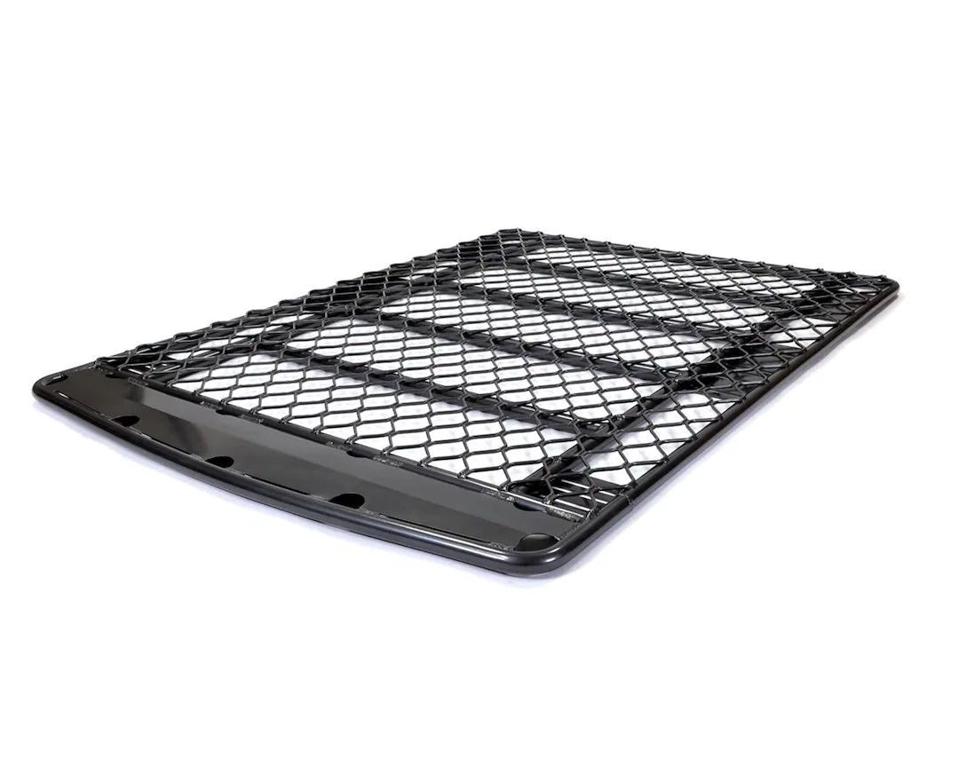 IRRTFLAT18-ALLOY – IRONMAN 4X4 Roof Basket, 6 Foot Length x 4.10 Foot Width x 5.9 Inch Height Painted Gunmetal Grey A...